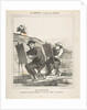The landscape painters, the first copies nature, the second copies the first, from…, May 12, 1865 by Honore Daumier