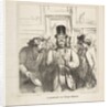 Walk-through of an influential critic, from 'Sketches from the Salon,' published …, June 24, 1865 by Honore Daumier