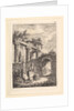 La Statue en Avant les Ruines by Hubert Robert