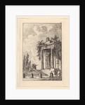 L'Escalier aux Quatre Bornes by Hubert Robert