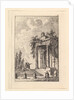 L'Escalier aux Quatre Bornes by Hubert Robert