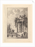 L'Escalier aux Quatre Bornes by Hubert Robert