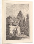 Le Sarcophage by Hubert Robert