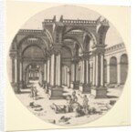 Perspectival View, Temple of Isis, 1551 by Jacques Androuet Du Cerceau