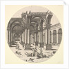 Perspectival View, Temple of Isis, 1551 by Jacques Androuet Du Cerceau