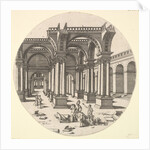 Perspectival View, Temple of Isis, 1551 by Jacques Androuet Du Cerceau