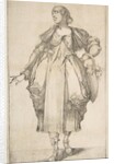 Gardener with a Basket on her Arm, from Hortulanae series, 1612-16 by Jacques Bellange