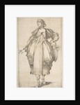 Gardener with a Basket on her Arm, from Hortulanae series, 1612-16 by Jacques Bellange
