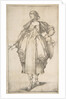 Gardener with a Basket on her Arm, from Hortulanae series, 1612-16 by Jacques Bellange