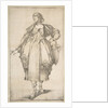 Gardener with a Basket on her Arm, from Hortulanae series, 1612-16 by Jacques Bellange