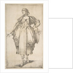 Gardener with a Basket on her Arm, from Hortulanae series, 1612-16 by Jacques Bellange