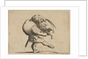 L'Homme Raclant un Gril en Guise de Violo by Jacques Callot