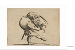 L'Homme Raclant un Gril en Guise de Violo by Jacques Callot