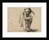 Le Jouer de Vielle, from Varie Figure Gobbi, suite appelée aus…, 1616-22 by Jacques Callot