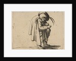 Le Jouer de Vielle, from Varie Figure Gobbi, suite appelée aus…, 1616-22 by Jacques Callot