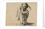 Le Jouer de Vielle, from Varie Figure Gobbi, suite appelée aus…, 1616-22 by Jacques Callot