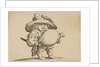 L'Homme au Gros Ventre Orné d'une Rangée de Bouton by Jacques Callot