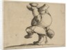 Le Buveur Vu de Dos, from Varie Figure Gobbi, suite appe…, 1616-22 by Jacques Callot