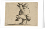 Le Buveur Vu de Dos, from Varie Figure Gobbi, suite appe…, 1616-22 by Jacques Callot