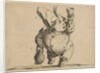Le Beveur vu de Face, from Varie Figure Gobbi, suit…, 1616-22 by Jacques Callot