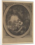 L'Départ du Courier, 18th century by Jacques Firmin Beauvarlet/Francois Boucher