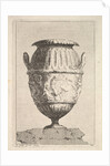 Design for a Vase with a Bacchic Frieze, from: Vases, 1746 by Jacques Francois Joseph Saly