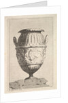 Design for a Vase with a Bacchic Frieze, from: Vases, 1746 by Jacques Francois Joseph Saly