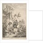 Girl with a Bird, mid to late 18th century by Jacques Gabriel Huquier