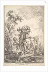 The Traveling Children, mid to late 18th century by Jacques Gabriel Huquier