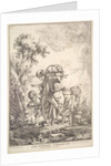 The Traveling Children, mid to late 18th century by Jacques Gabriel Huquier