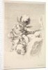 Two Cupids, One Holding a Wreath, mid to late 18th century by Jacques Gabriel Huquier