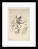 Two Cupids, One Holding a Wreath, mid to late 18th century by Jacques Gabriel Huquier