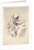 Two Cupids, One Holding a Wreath, mid to late 18th century by Jacques Gabriel Huquier