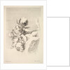 Two Cupids, One Holding a Wreath, mid to late 18th century by Jacques Gabriel Huquier