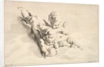 Two Cupids, One Holding a Ball, mid to late 18th century by Jacques Gabriel Huquier