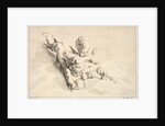 Two Cupids, One Holding a Ball, mid to late 18th century by Jacques Gabriel Huquier