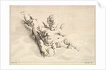 Two Cupids, One Holding a Ball, mid to late 18th century by Jacques Gabriel Huquier