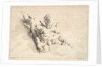 Two Cupids, One Holding a Ball, mid to late 18th century by Jacques Gabriel Huquier