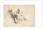 Two Cupids, One Holding a Ball, mid to late 18th century by Jacques Gabriel Huquier