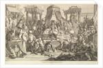 L'audience de l'Empereur chinois, from Chinois…, after 1743 by Jacques Gabriel Huquier