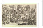 L'audience de l'Empereur chinois, from Chinois…, after 1743 by Jacques Gabriel Huquier