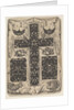 Latin Cross with Birds and Smaller Motifs, ca. 1614-19 by Jacques Hurtu