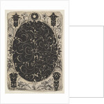 Oval Case Decorated with Schweifwerk in Two Variants, Surrounded by Smaller Motifs…, ca. 1614-19 by Jacques Hurtu