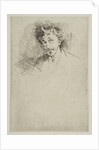 Whistler with the White Lock, 1879 by James Abbott McNeill Whistler