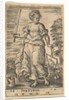 Justice, an allegorical figure holding a balance in her left hand and a sword in her right…, 1579 by Jan Wierix