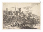 Les Deux Vaches Au Bord De L'Eau by Jan Dirksz Both