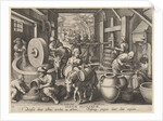 New Inventions of Modern Times [Nova Reperta], The Invention of the Olive Oil Press, p…, ca. 1600 by Jan Collaert I
