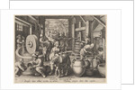 New Inventions of Modern Times [Nova Reperta], The Invention of the Olive Oil Press, p…, ca. 1600 by Jan Collaert I
