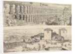 The Aqueduct at Segovia and The Castle of Madrid, 1500-1599 by Jan Cornelisz Vermeyen