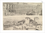 The Aqueduct at Segovia and The Castle of Madrid, 1500-1599 by Jan Cornelisz Vermeyen